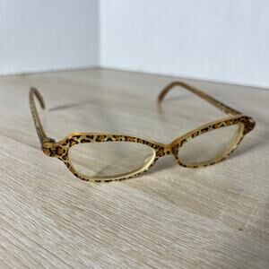 Jean Lafont Paris 380 Eyeglasses Leopard Print Frames Made in France